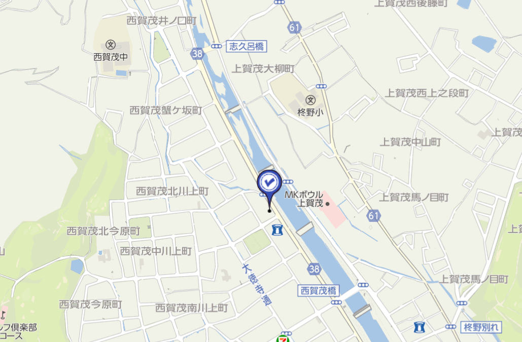 加茂川マップ